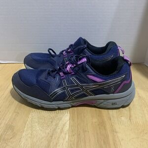 ASICS Women's Blue w/ Purple‎ Gel-Venture 8 Running Shoes Size 10